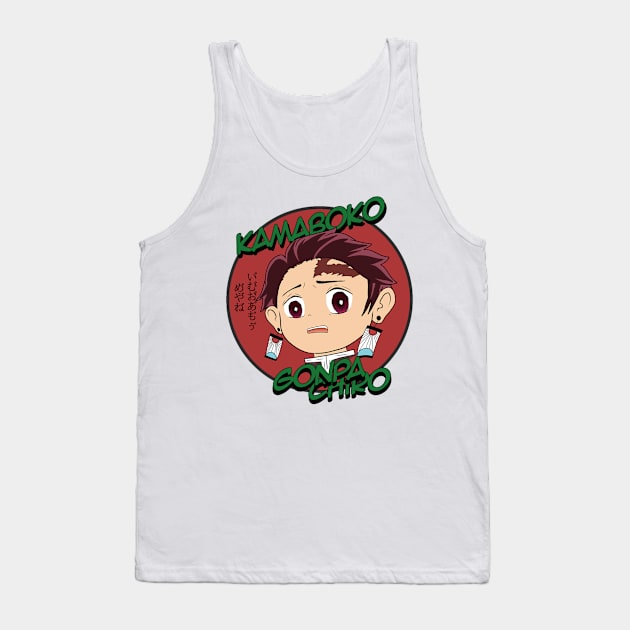 Kamaboko gonpachiro chibbi Tank Top by SenpaiOweng